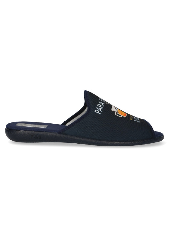 Zapatillas casa hombre NEVADA 5004 azul