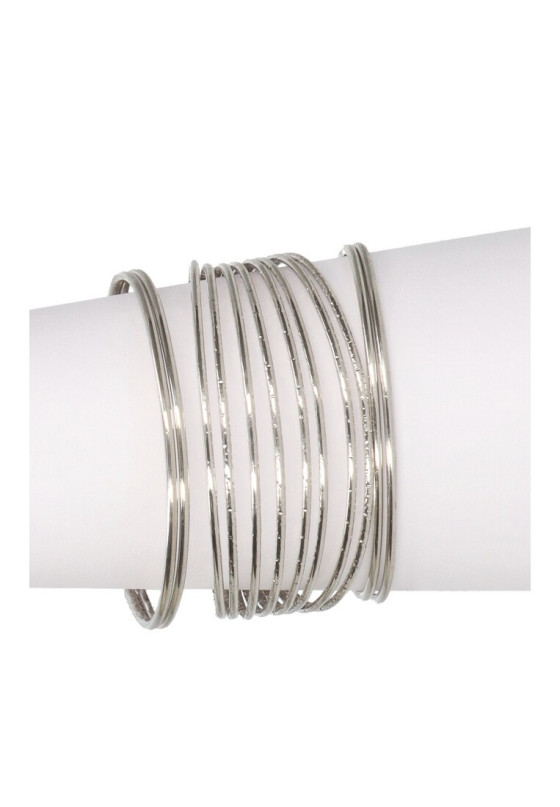 Pulsera caña brazalete mujer VIVIA bz220608-5 plata