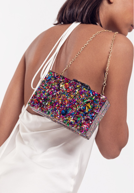 Bolso fiesta mujer Luna Collection rmrm1246 lila