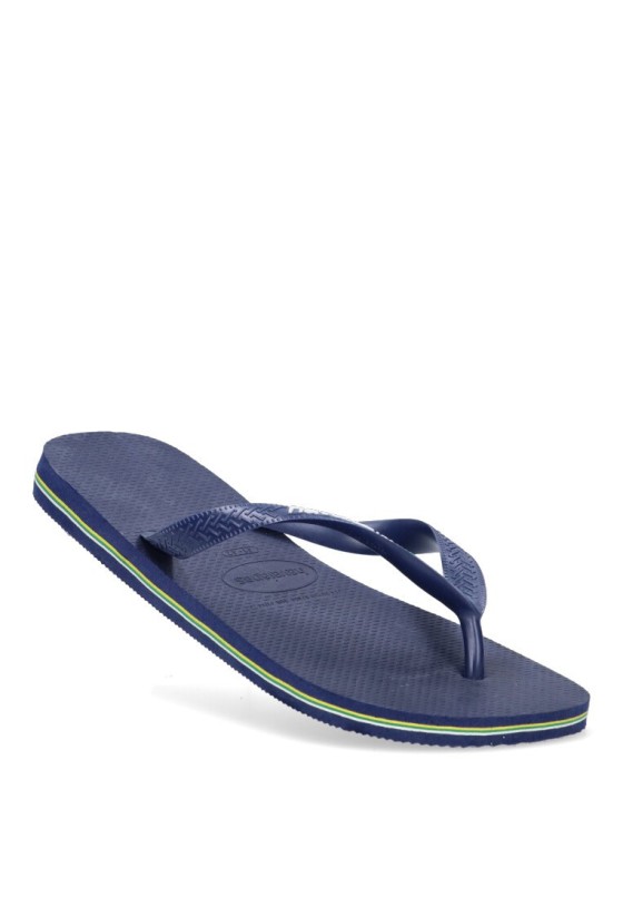 Chanclas sandalias playa hombre HAVAIANAS brasil logo marino