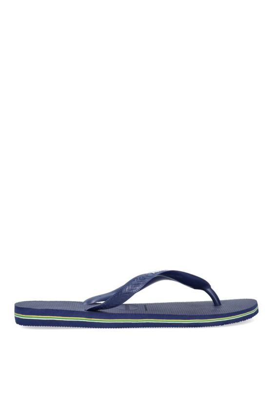 Chanclas sandalias playa hombre HAVAIANAS brasil logo marino