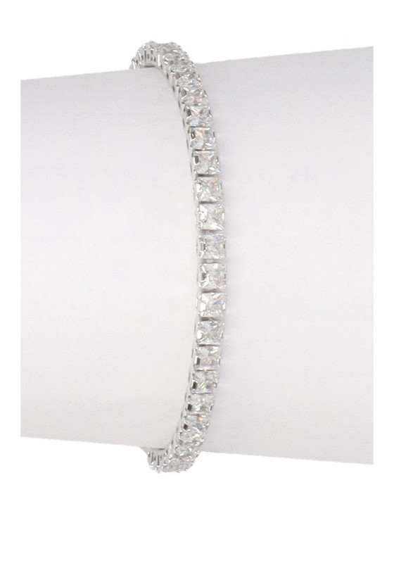 Pulsera fina mujer Luna Collection c3-006 plata