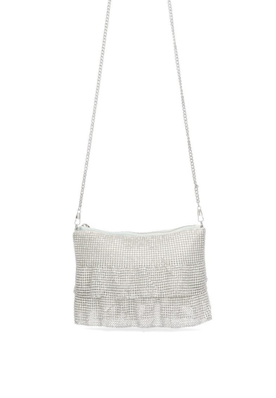 Bolso fiesta mujer Luna Collection ast13340 plata