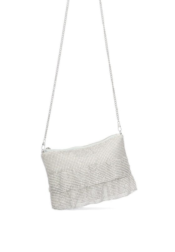 Bolso fiesta mujer Luna Collection ast13340 plata