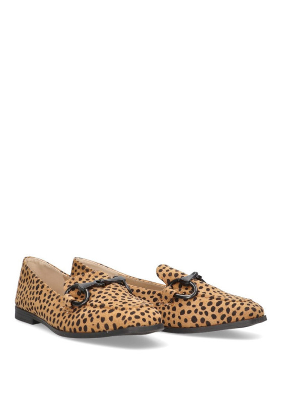 Nautico kiova mocasin mujer BUONAROTTI n2rb-2040 leopardo