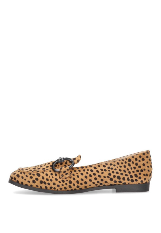 Nautico kiova mocasin mujer BUONAROTTI n2rb-2040 leopardo