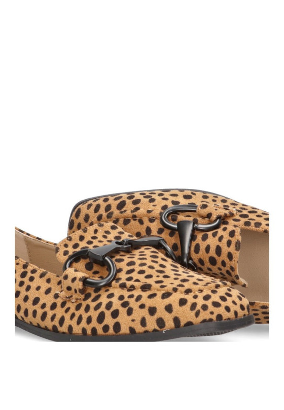 Nautico kiova mocasin mujer BUONAROTTI n2rb-2040 leopardo