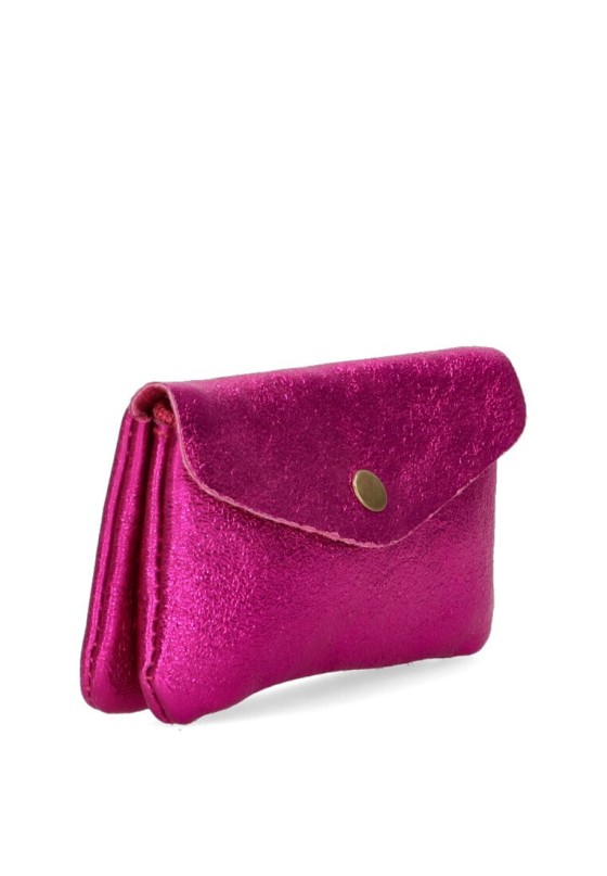 Monedero mujer medidano mujer LUNA DK brillo fucsia