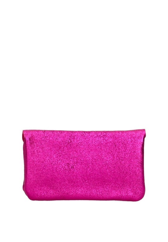 Monedero mujer medidano mujer LUNA DK brillo fucsia