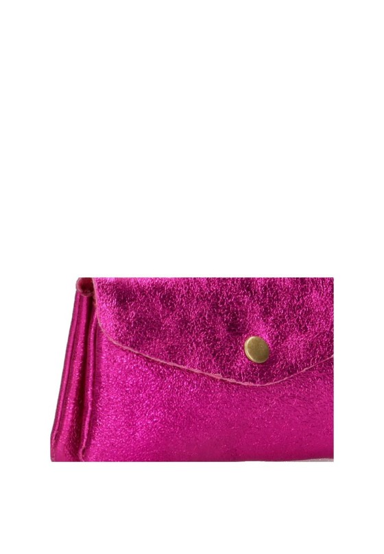 Monedero mujer medidano mujer LUNA DK brillo fucsia