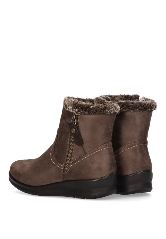 Botin mujer AMARPIES alh22384 taupe