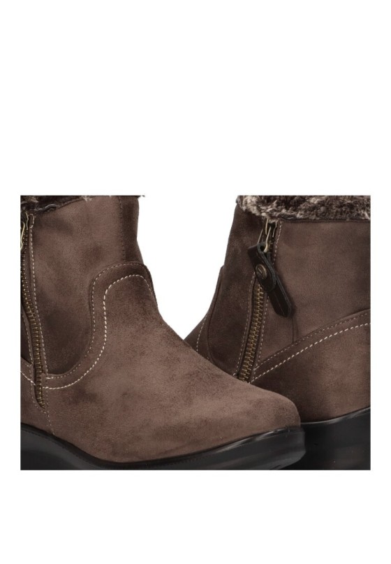 Botin mujer AMARPIES alh22384 taupe