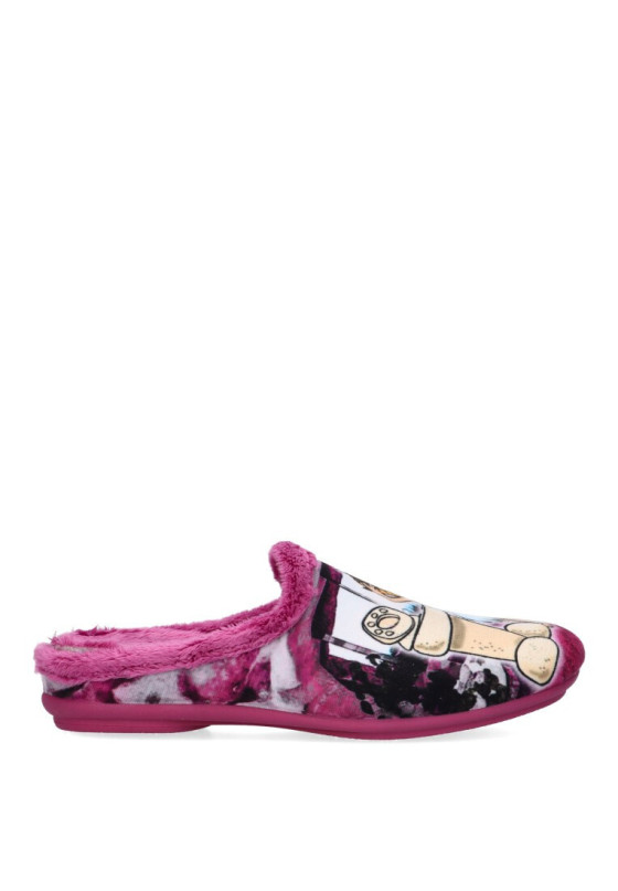 Zapatillas casa mujer VULCA-BICHA 1375 fucsia