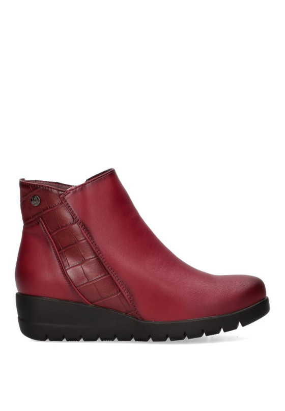 Botin mujer HISPAFLEX 23215 burdeos