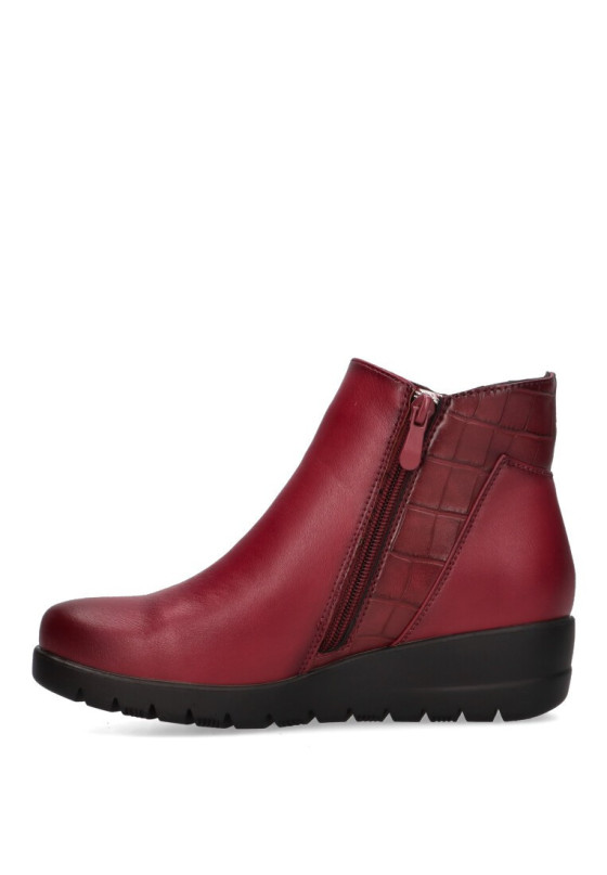 Botin mujer HISPAFLEX 23215 burdeos