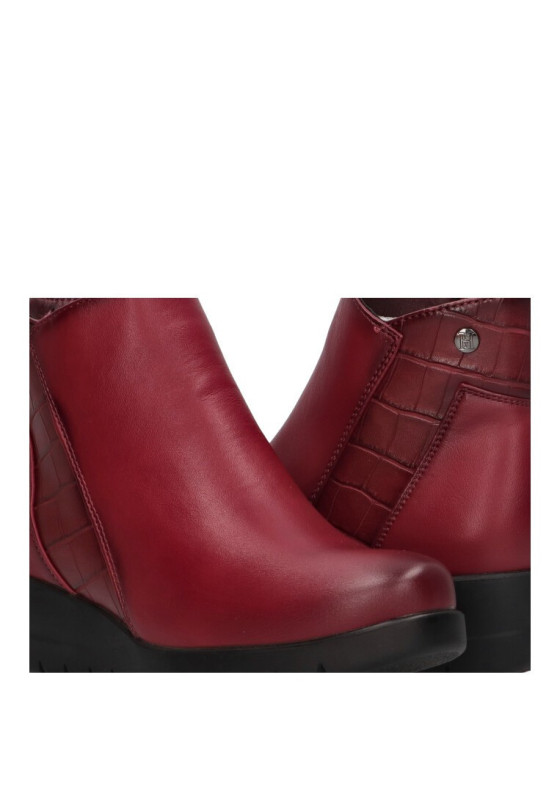 Botin mujer HISPAFLEX 23215 burdeos