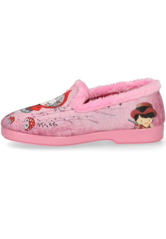 Zapatillas casa niña ALCALDE 30-850 rosa