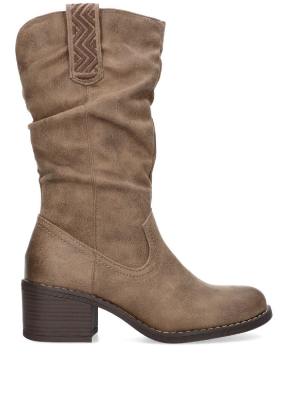 Bota mujer MUSTANG 52761 taupe