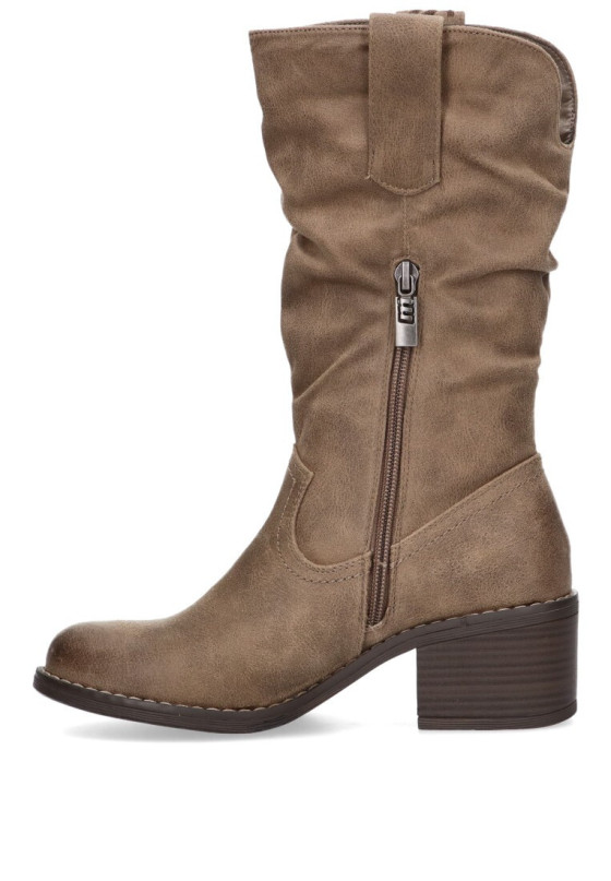 Bota mujer MUSTANG 52761 taupe