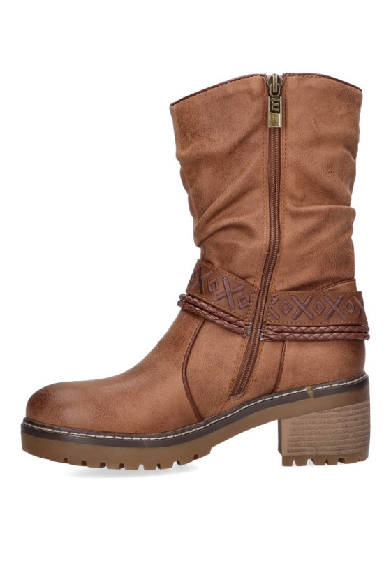 Bota mujer MUSTANG 53539 cuero