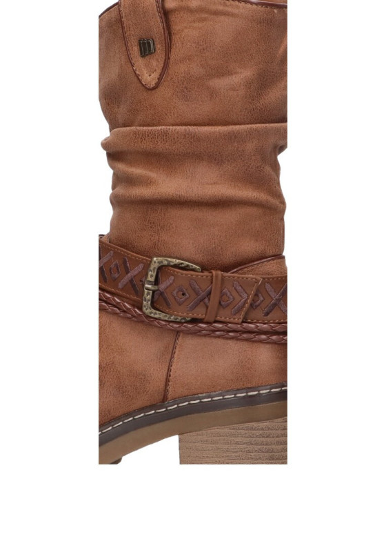 Bota mujer MUSTANG 53539 cuero