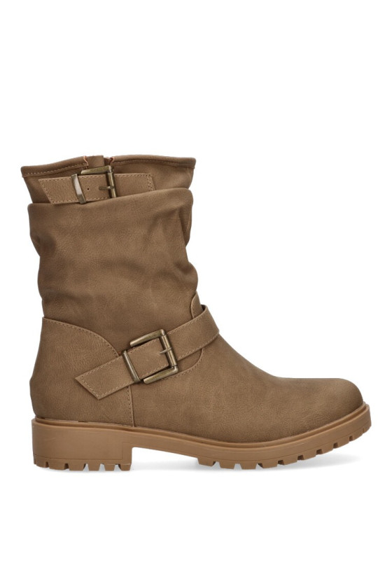 Botin mujer IDEAL SHOES jr9893 kakhi