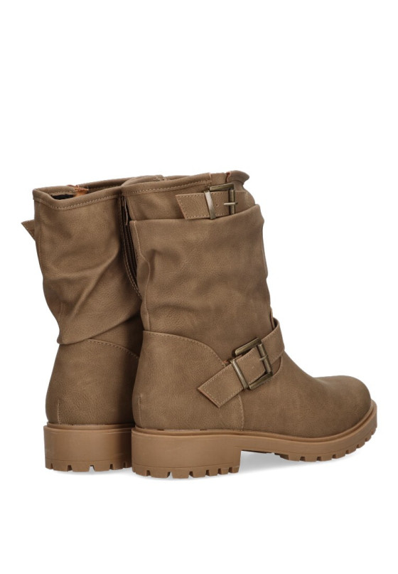 Botin mujer IDEAL SHOES jr9893 kakhi