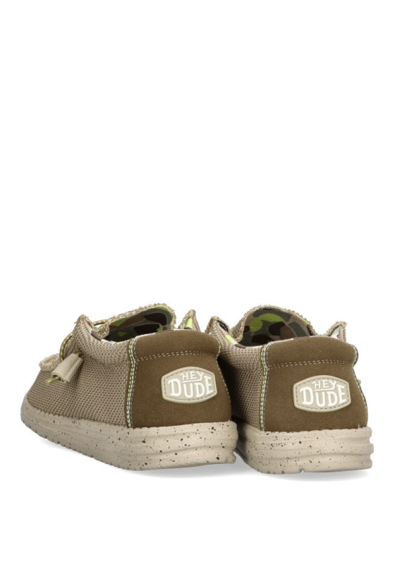 Deportivo hombre DUDE wally sox camel