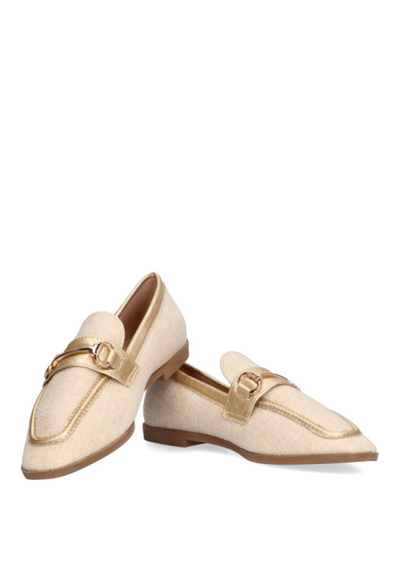 Nautico kiova mocasin mujer BUONAROTTI s3206 oro