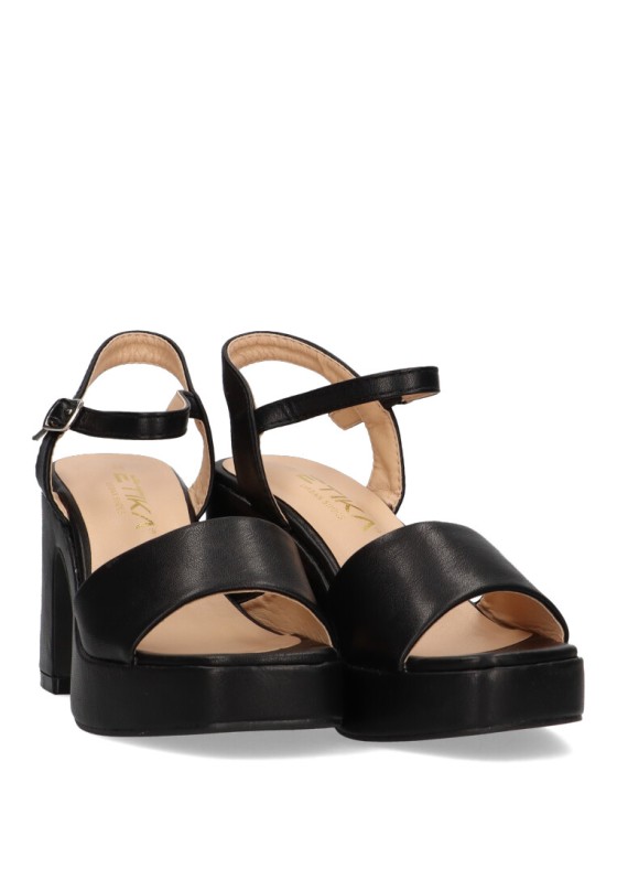 Sandalia mujer ETIKA 30016 negro