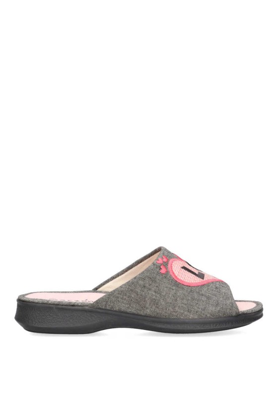 Zapatillas casa mujer GARZON 2538 gris