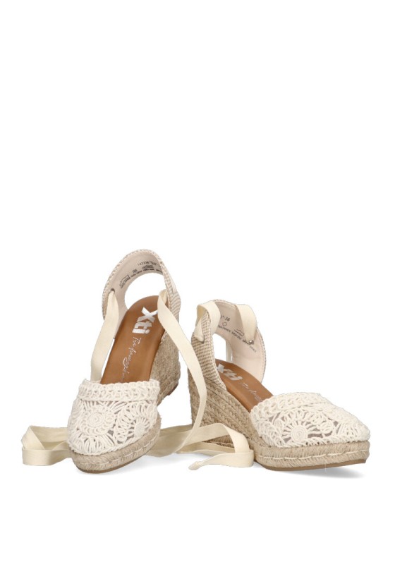 Esparteña valenciana alpargata mujer XTI 142336 beige