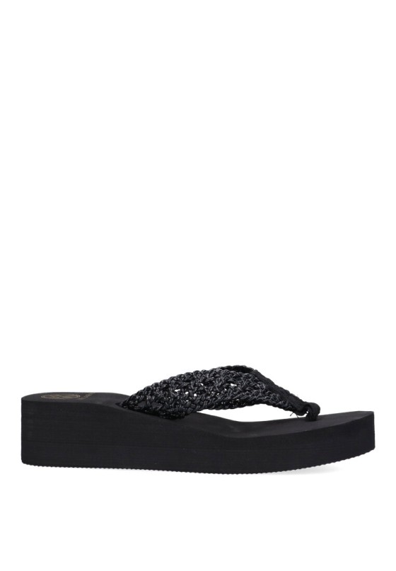 Chanclas sandalias playa mujer KELARA k42017 negro