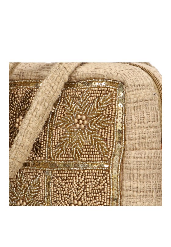 Bolso bandolera pequeña mujer Luna Collection mkh-1216 oro