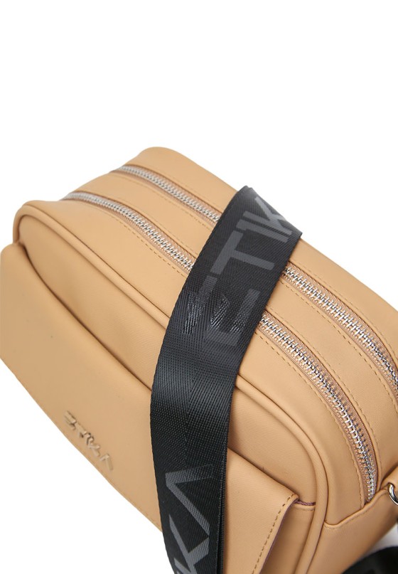 Bolso bandolera pequeña mujer ETIKA b30116 camel