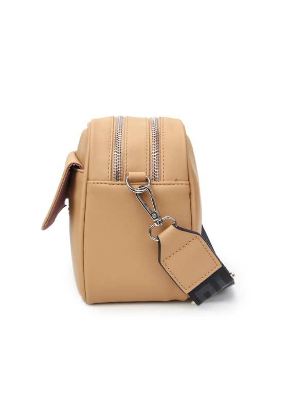 Bolso bandolera pequeña mujer ETIKA b30116 camel