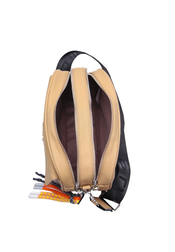 Bolso bandolera pequeña mujer ETIKA b30116 camel