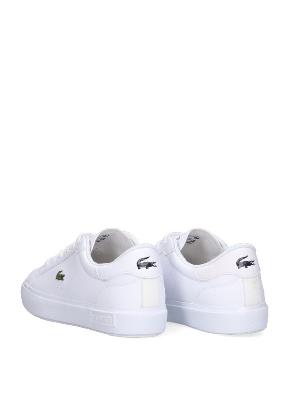 Deportivo mujer LACOSTE powercourt 0721 suc blanco