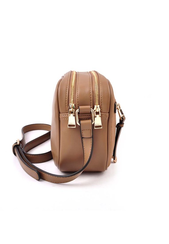 Bolso bandolera pequeña mujer ETIKA b30104 camel