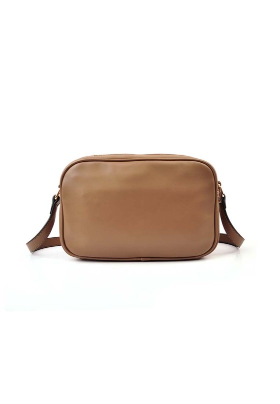 Bolso bandolera pequeña mujer ETIKA b30104 camel