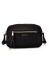 Bolso bandolera pequeña mujer ETIKA b30104 negro