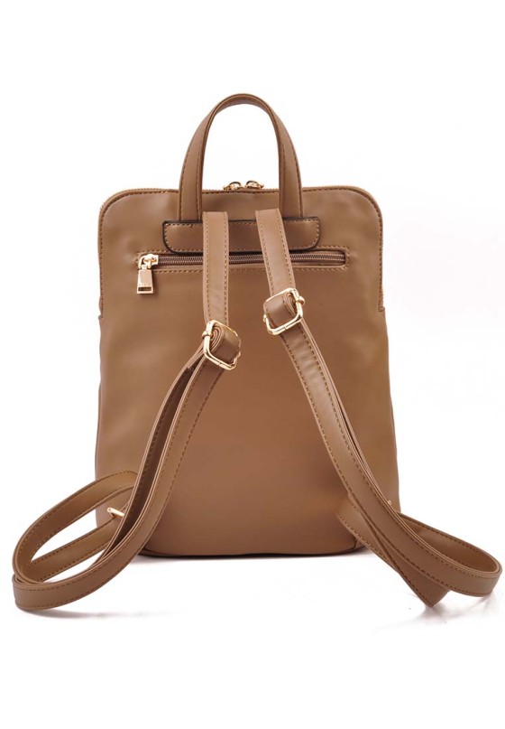 Mochila bolso mujer ETIKA b30106 camel