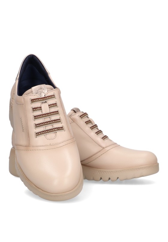 Bluchers mujer FLUCHOS f2096 beige