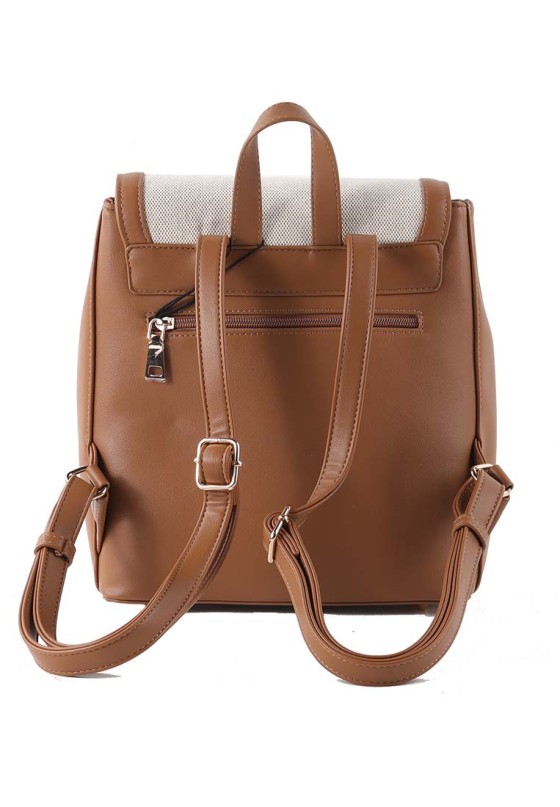 Mochila bolso mujer ETIKA b30121 camel