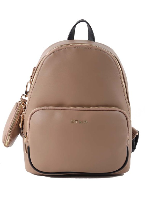 Mochila bolso mujer ETIKA b30124 nude