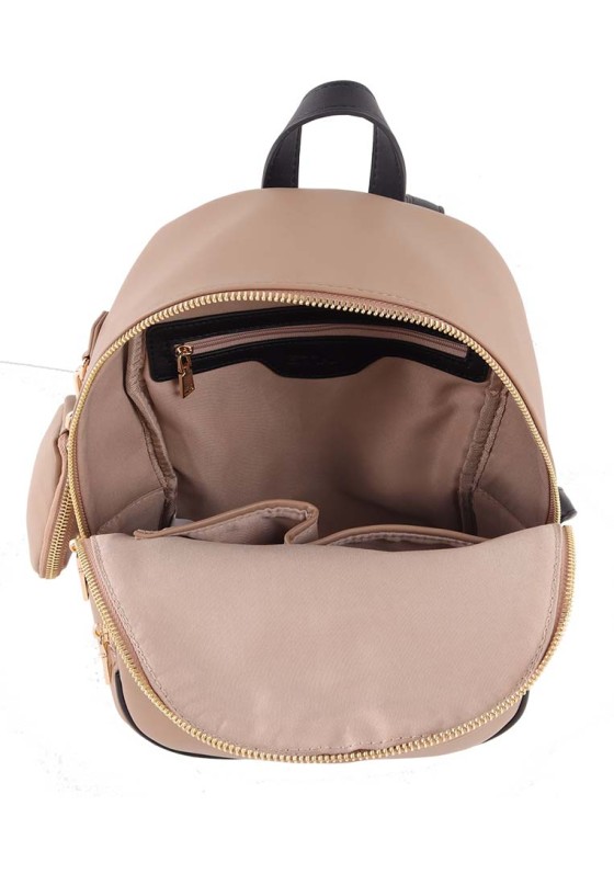 Mochila bolso mujer ETIKA b30124 nude