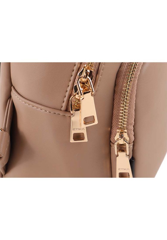 Mochila bolso mujer ETIKA b30124 nude