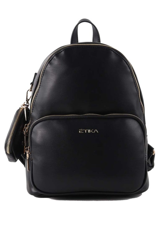 Mochila bolso mujer ETIKA b30124 negro