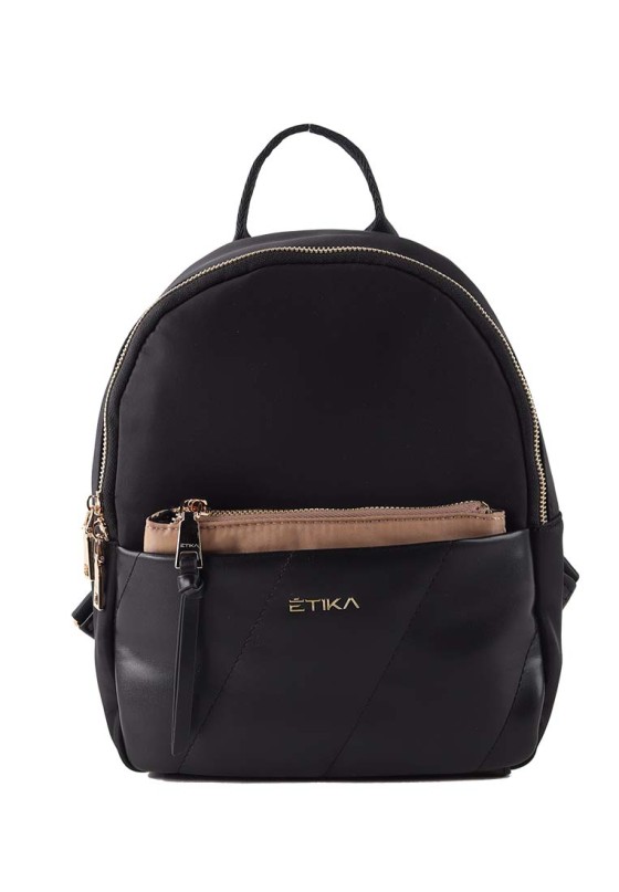 Mochila bolso mujer ETIKA b30115 negro