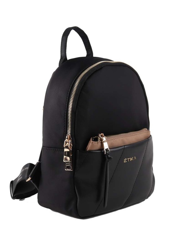 Mochila bolso mujer ETIKA b30115 negro